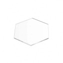 Hexágono de Acrílico Transparente