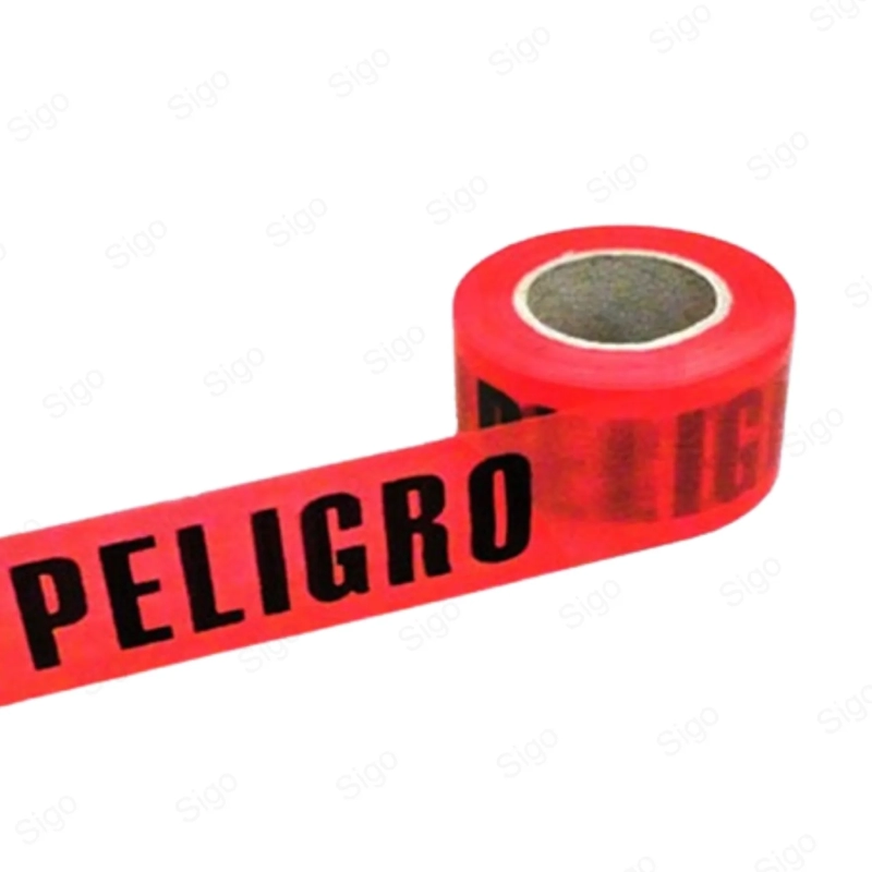 ▶︎ Cinta de Peligro Roja 3cm X 100 metros | SIGO