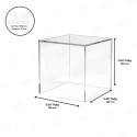 Cubo Decorativo de Acrilico | Transparente