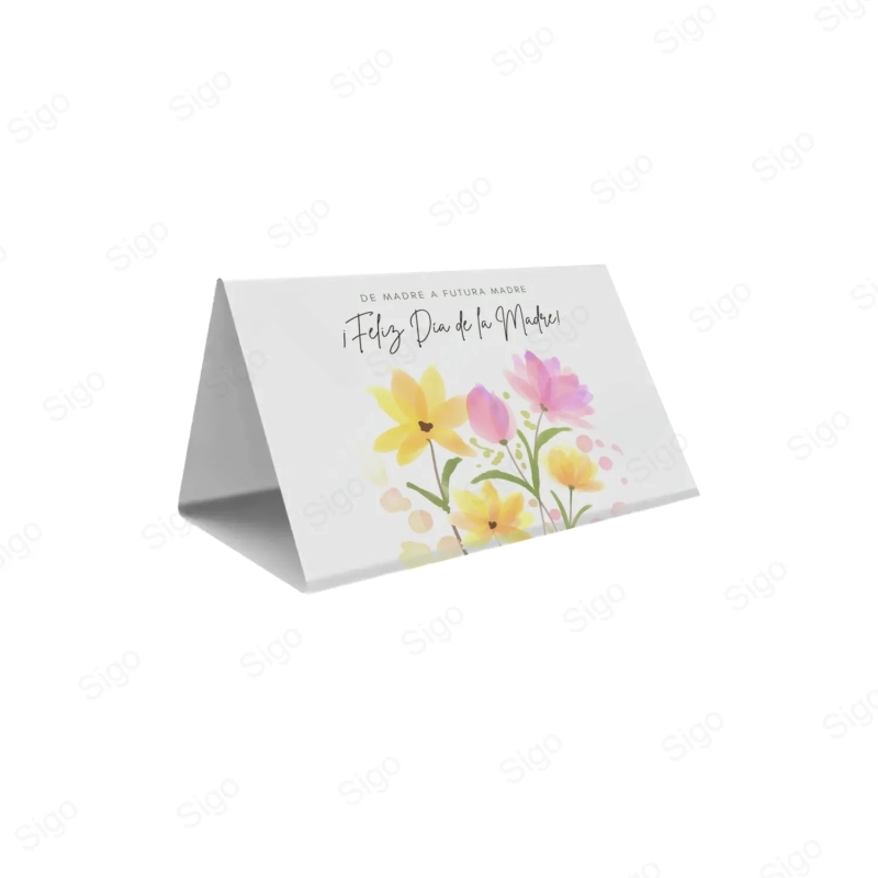 TendCard Horizontal Media Carta | 3 Caras