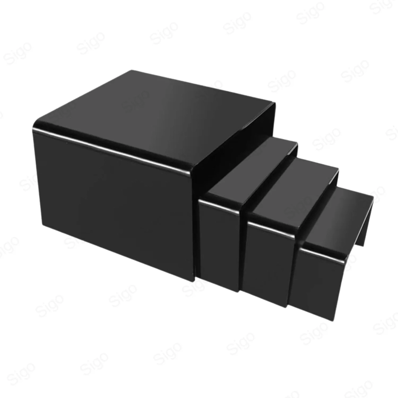Soportes de Exhibición de Acrílico Negro