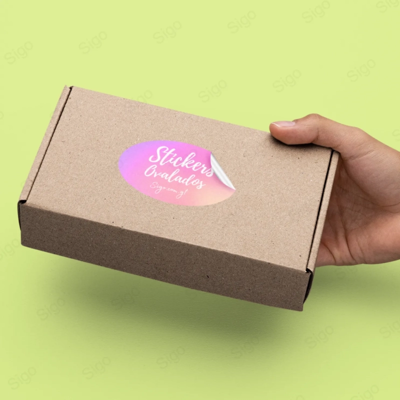 Servicio de Impresión de Calcomanias Ovaladas, Calcomanías Personalizadas
