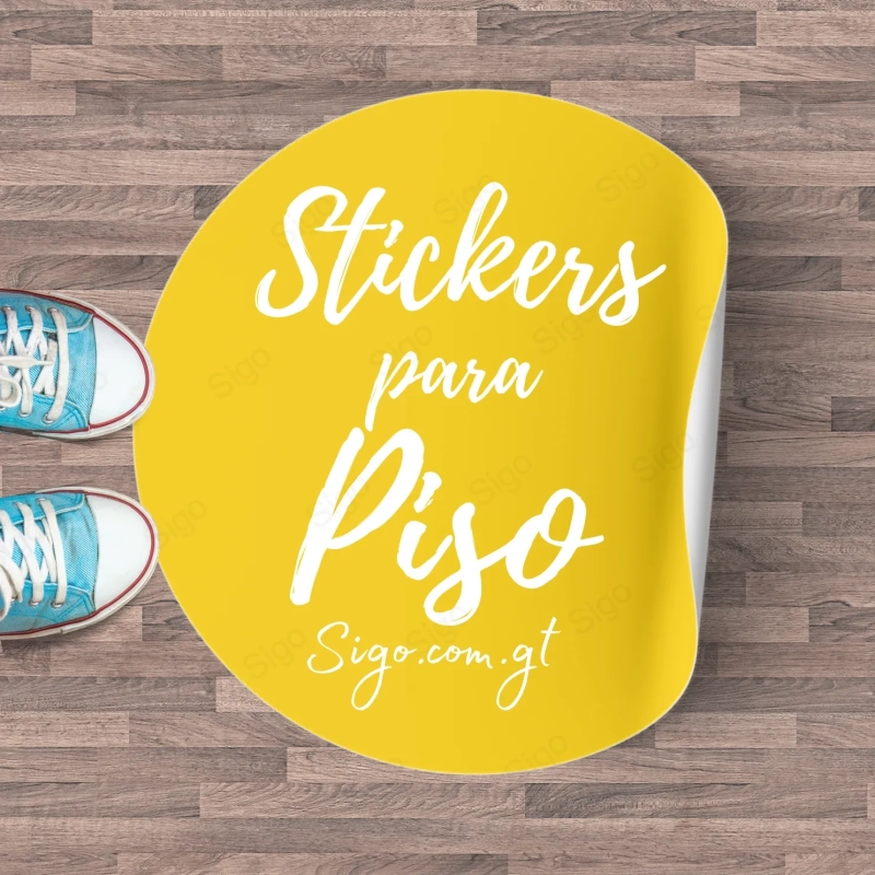 Servicio de Impresión de Calcomanias para piso, Calcomanías Personalizadas