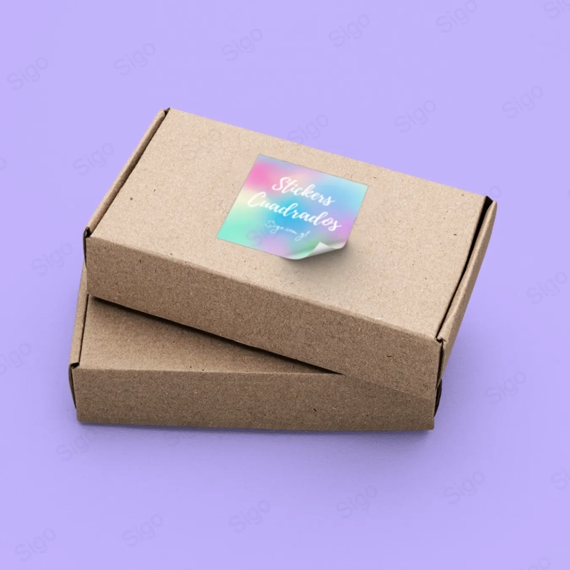 Servicio de Impresión de Calcomanías Cuadradas, Calcomanías Personalizadas
