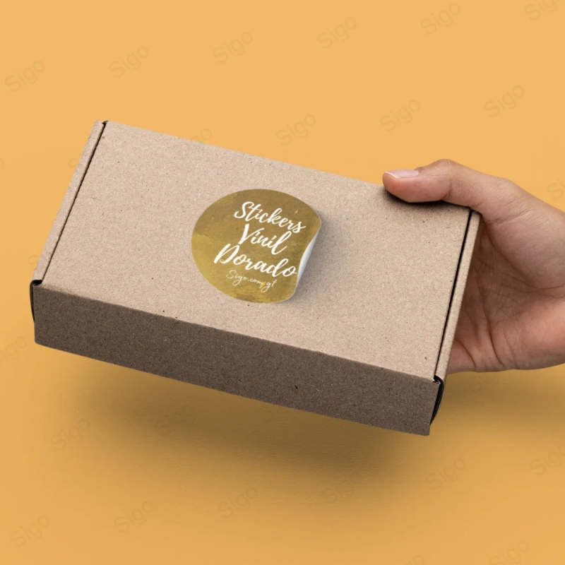 Servicio de Impresión de Calcomanías Doradas, Calcomanías Personalizadas
