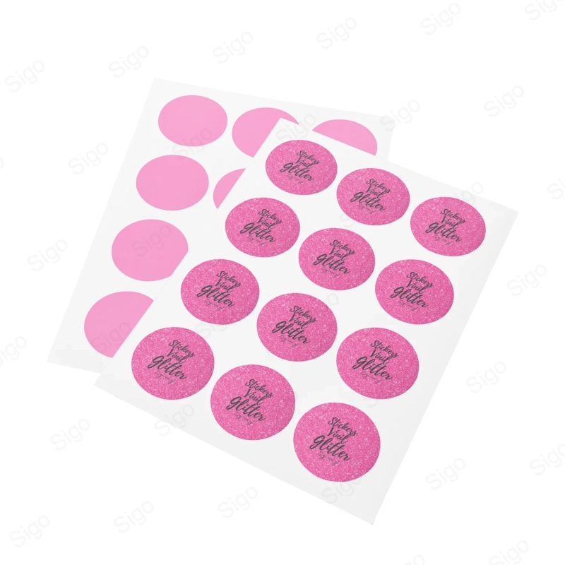 Servicio de Impresión de Calcomanias Glitter, Calcomanías Personalizadas