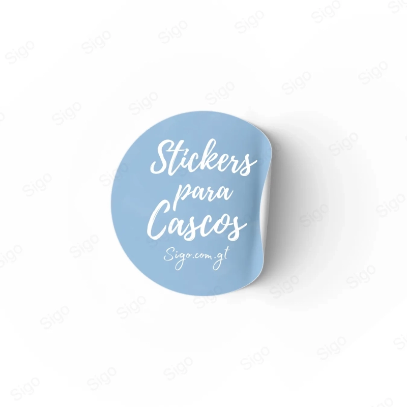 Servicio de Impresión de Calcomanias para cascos, Calcomanías Personalizadas