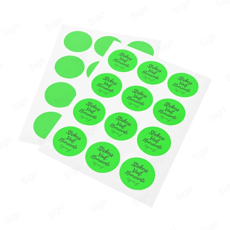 Servicio de Impresión de Calcomanias Fluorecentes, Calcomanías Personalizadas