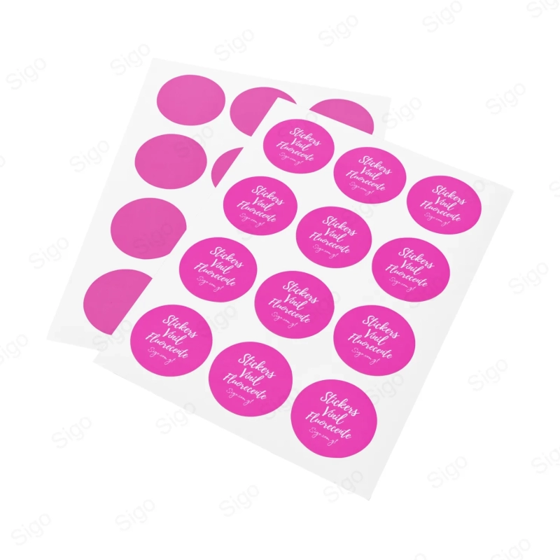 Servicio de Impresión de Calcomanias Fluorecentes, Calcomanías Personalizadas