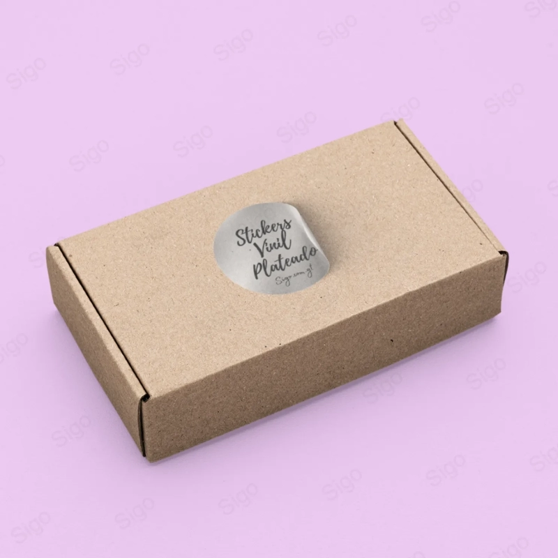 Servicio de Impresión de Calcomanias Plateadas, Calcomanías Personalizadas