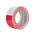 Cinta Reflectiva de PVC (Blanco/Rojo) 2"x 9m