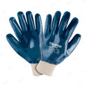 Guantes de Algodón Recubiertos de Nitrilo Puño Tejido, Protección de Manos