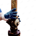 Guantes de Algodón Recubiertos de Nitrilo Puño Tejido, Protección de Manos