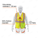 Chaleco Reflectivo de Seguridad para Arnés de Alta Visibilidad Verde, Chalecos Reflectivos