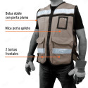 Chaleco Brigadista Reflectivo con Cintas Reflejantes, Chalecos Reflectivos