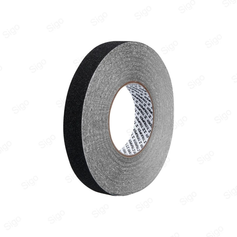 ▶︎  Rollo Cinta Antideslizante Negra 1" x 18 Metros | TRUPER