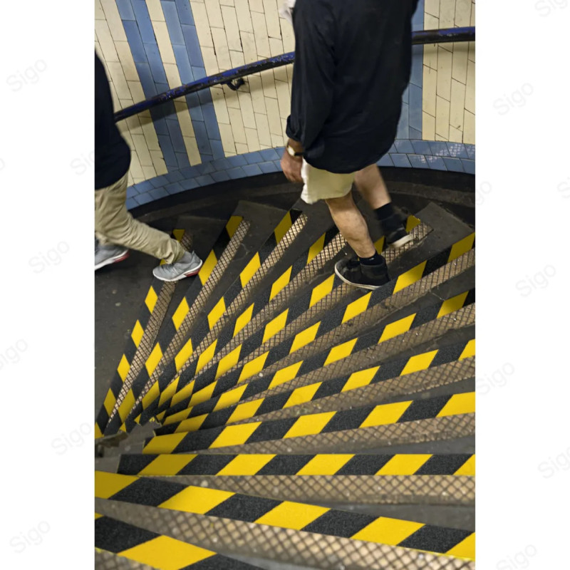 ▶︎ Rollo Cinta Antideslizante Amarilla/Negra | TRUPER