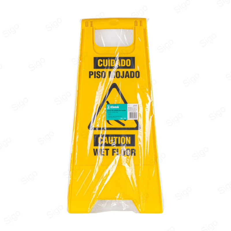 Letrero Plegable Piso Mojado, Equipo de Protección y Seguridad Industrial