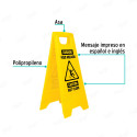 Letrero Plegable Piso Mojado, Equipo de Protección y Seguridad Industrial