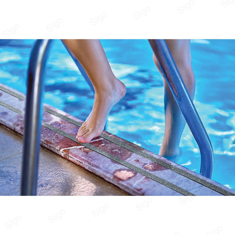 ▶︎ Cinta Antiderrapante Gris | 2" x 5 Metros | TRUPER