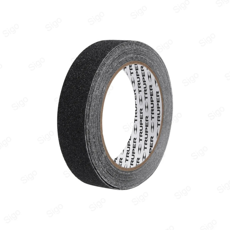 ▶︎ Rollo Cinta Antideslizante Negra 1" x 5 metros | TRUPER