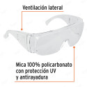 Lentes de Seguridad Transparentes, Truper Safe, Protección Visual