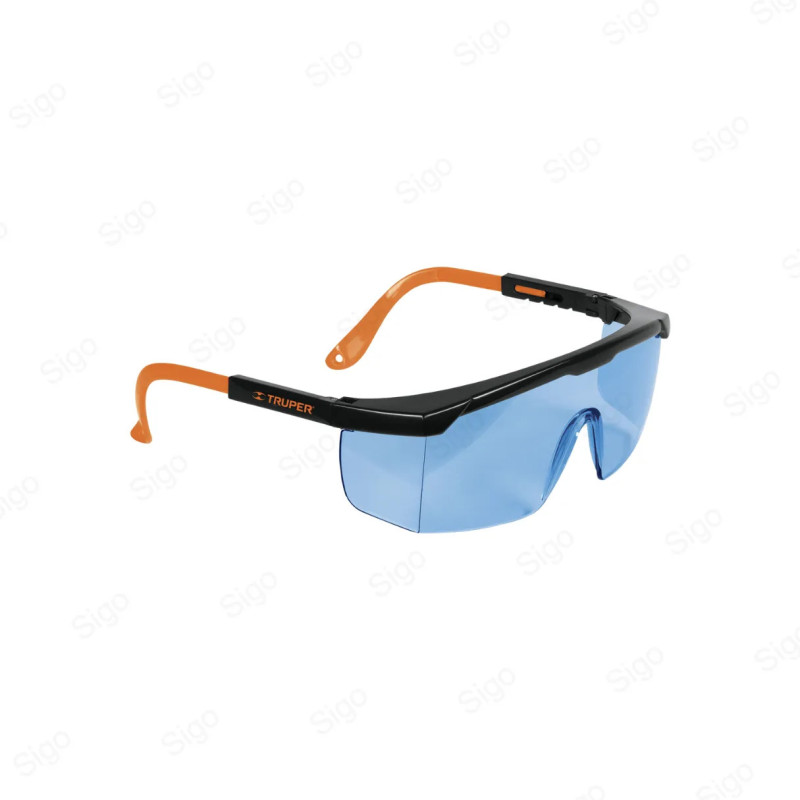 ‣ Lentes de Seguridad Ajustables Azules, Truper Classic |  Sigo