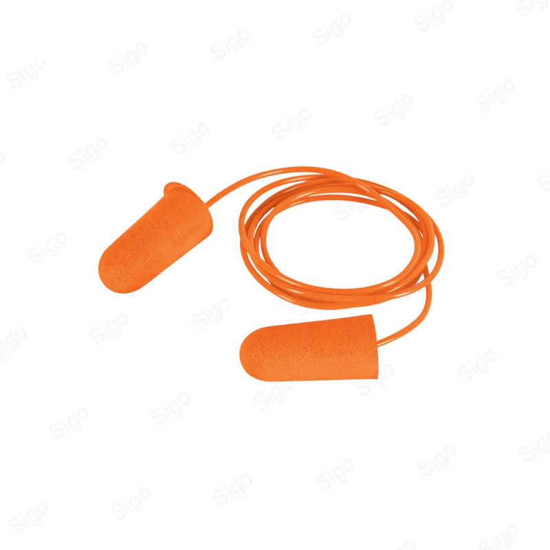 Tapón Auditivo Desechable de Espuma con Cordón, Truper, Protección Auditiva