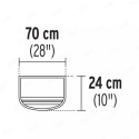 Protector Solar Plegable Para Casco | Verde con Reflejante, Protección de Cabeza