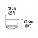 Protector Solar Plegable Para Casco | Naranja con Reflejante, Protección de Cabeza