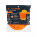 Protector Solar Plegable Para Casco | Naranja con Reflejante, Protección de Cabeza