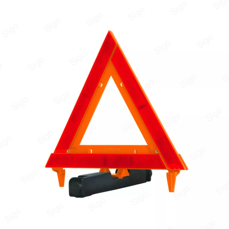 ‣  Triángulo de Seguridad con Estuche Plástico 29 cm | SIGO
