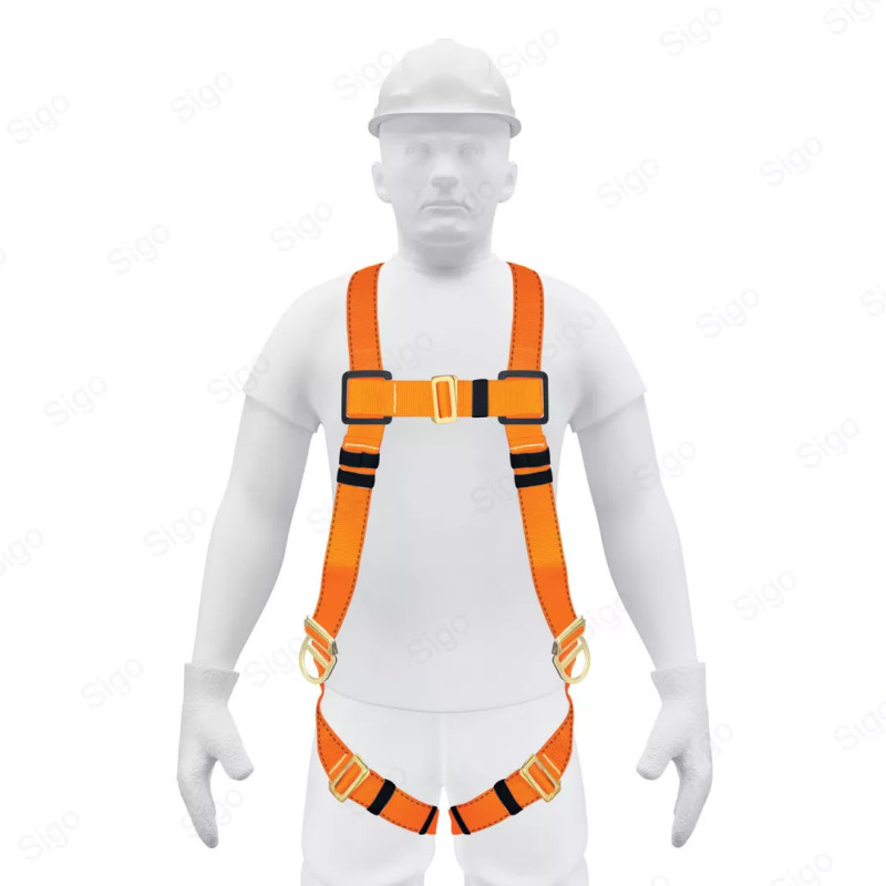 Kit Arnés de Seguridad Cuerpo Completo|  3 Puntos, Protección Contra Caídas