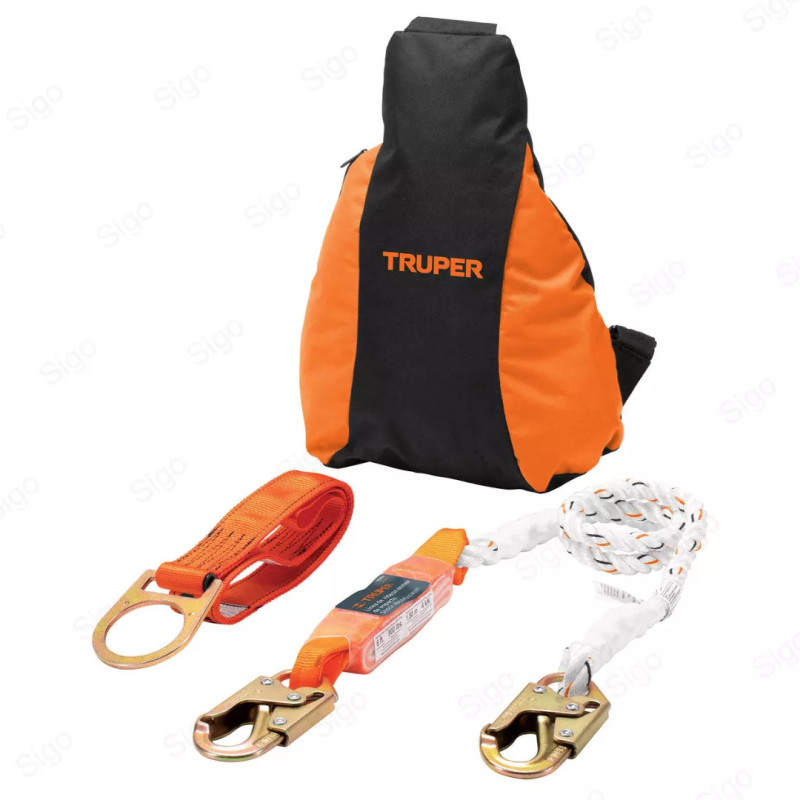 Kit Arnés de Seguridad Cuerpo Completo | 1 Punto, Protección Contra Caídas