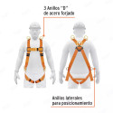 Arnés de Seguridad Cuerpo Completo | 3 Puntos, Protección Contra Caídas