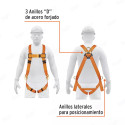 Arnés de Seguridad Cuerpo Completo | 3 Puntos, Laterales, Protección Contra Caídas