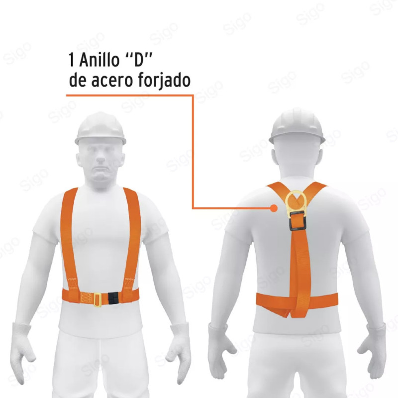 Arnés de Seguridad Pecho | 1 Punto, Protección Contra Caídas
