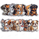 Pack de Calcomanías Perritos | 20 Unidades