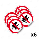 Calcomanía de Prohibición No Hacer Windsurf | CALC-PR-54