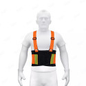 Fajas Lumbares con Cintas Alta Visibilidad | 4 Varillas, Equipo de Protección y Seguridad Industrial