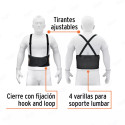 Fajas Lumbares | 4 Varillas, Equipo de Protección y Seguridad Industrial
