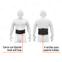 Fajas Lumbares Malla Transpirable | Tipo Cinturón, Equipo de Protección y Seguridad Industrial