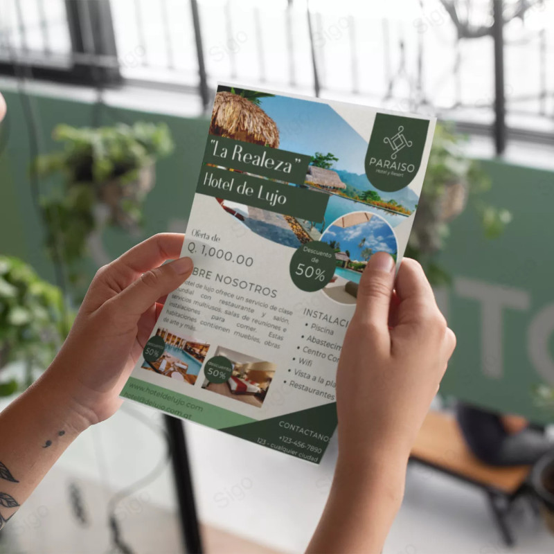Volantes Publicitarios Tamaño Carta Guatemala | Sigo