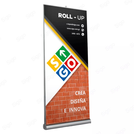 Rollup publicitario 85x200cm doble cara| Sigo