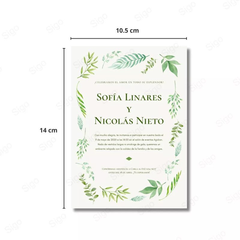 ‣ Invitaciones Boda a Medida en Guatemala | SIGO