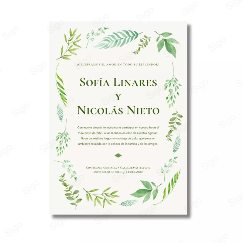 ‣ Invitaciones Boda a Medida en Guatemala | SIGO