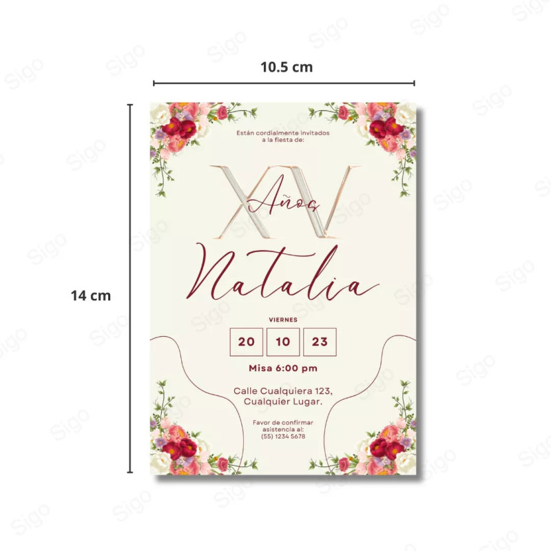 ‣ Invitaciones 15 años únicas | SIGO