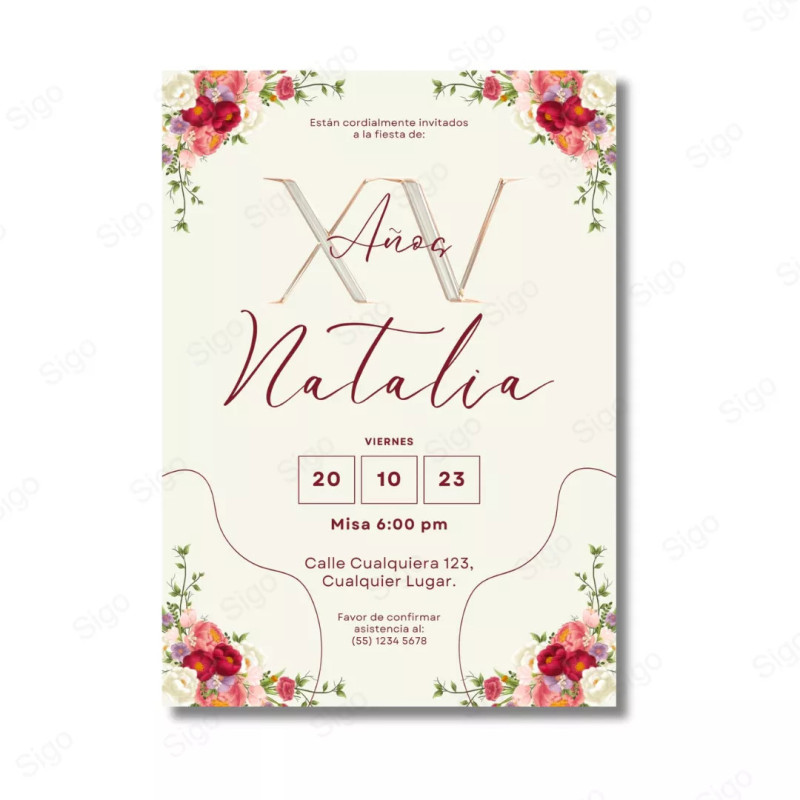 ‣ Invitaciones 15 años únicas | SIGO