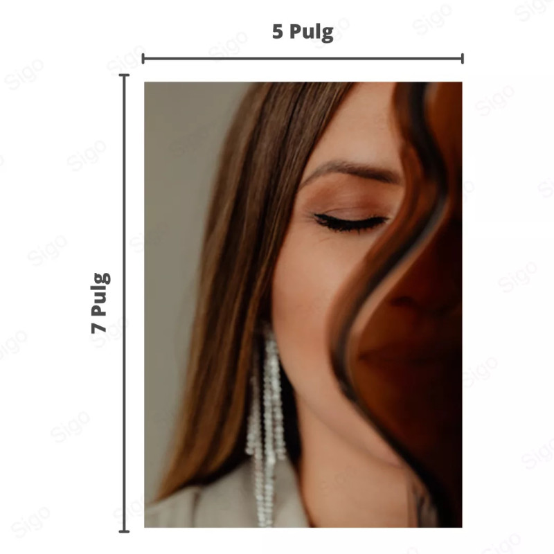 Fotografias Tamaño 5" x 7" Pulg