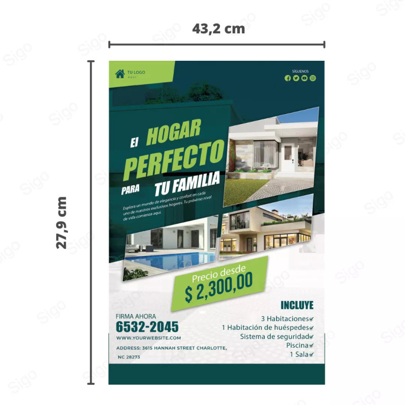 Poster Tamaño 12" x 18" Pulgadas